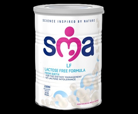 SMA LF Lactose Free packaging which is available to order online from NowPatient with next day delivery