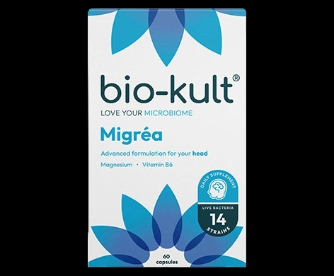 Bio-Kult Migrea packaging which is available to order online from NowPatient with next day delivery