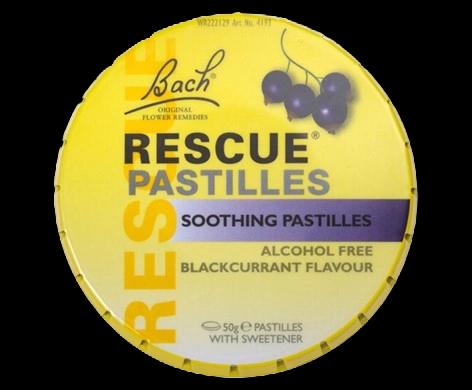 Rescue Pastilles packaging which is available to order online from NowPatient with next day delivery