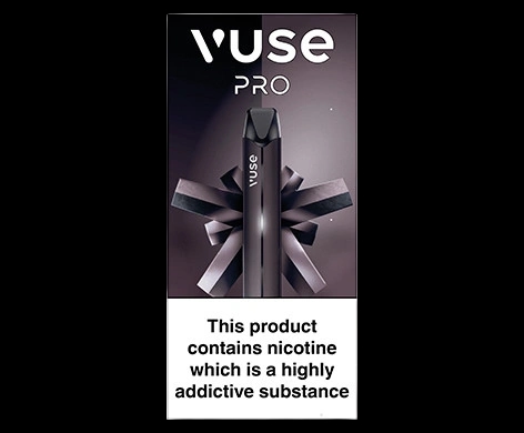 Vuse Pro Device Black packaging which is available to order online from NowPatient with next day delivery