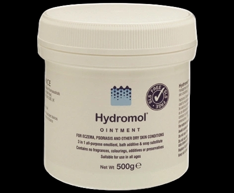 Hydromol Ointment packaging which is available to order online from NowPatient with next day delivery