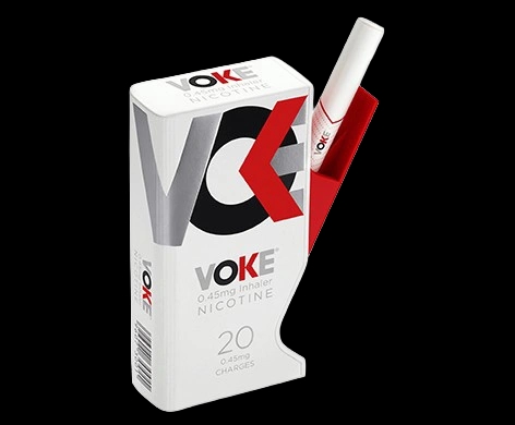 Voke 0.45mg Inhaler packaging which is available to order online from NowPatient with next day delivery