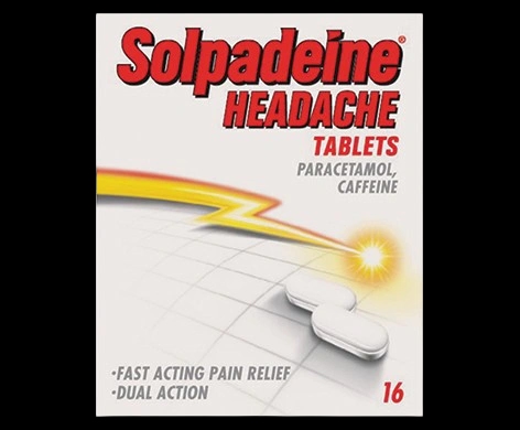 Solpadeine Headache Tablets packaging which is available to order online from NowPatient with next day delivery