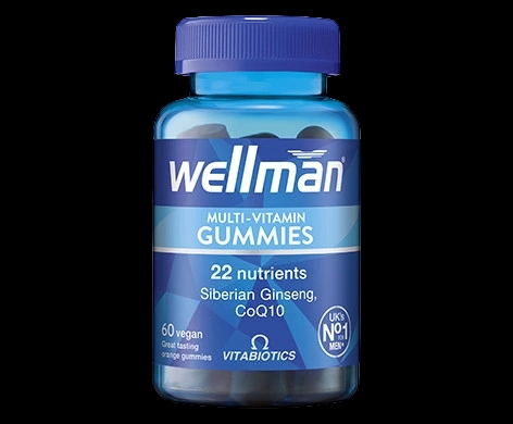 Wellman Multi-Vitamin Gummies packaging which is available to order online from NowPatient with next day delivery