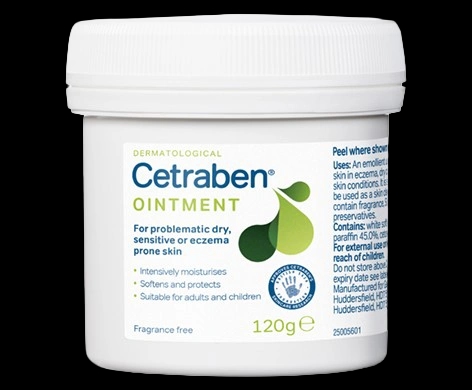 Cetraben Ointment packaging which is available to order online from NowPatient with next day delivery