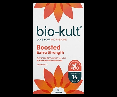 Bio-Kult Boosted packaging which is available to order online from NowPatient with next day delivery