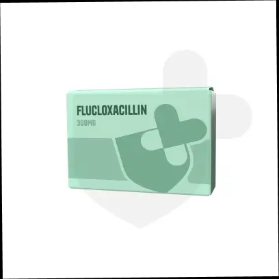 Flucloxacillin packaging which is available to order online from NowPatient with free next day delivery