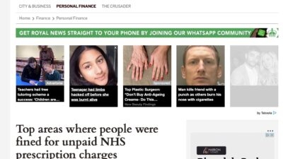 Express news - Nhs unpaid prescriptions