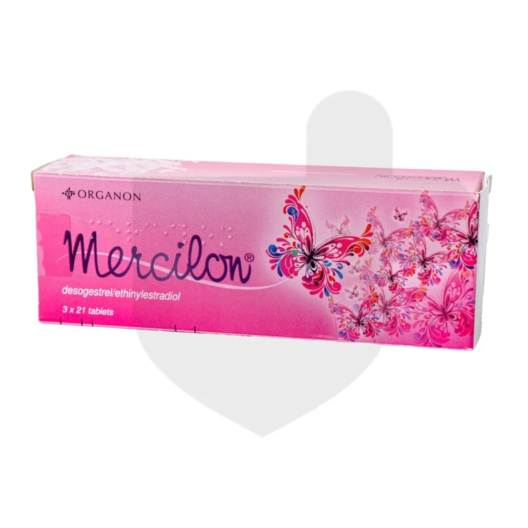 A box of Mercilon in pink with butterflies on it.