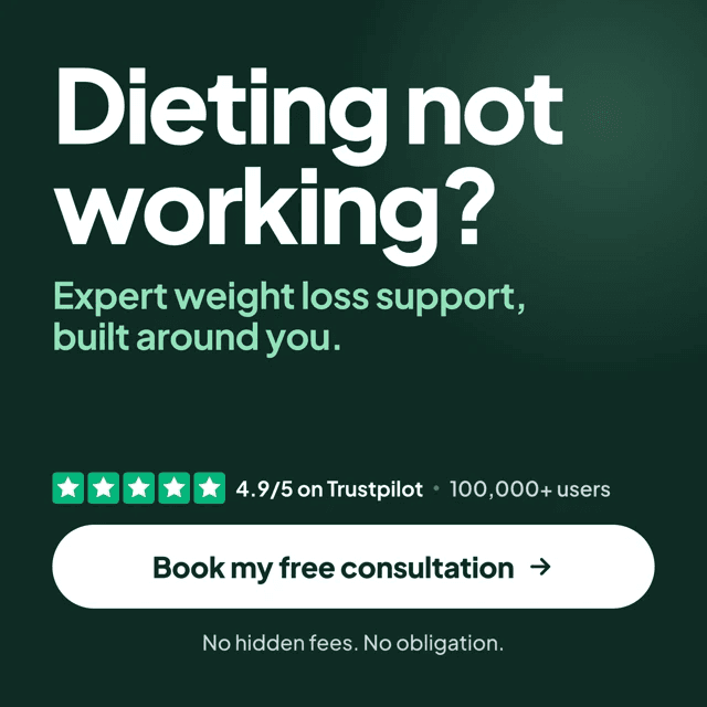 Dieting not working? Expert weight loss support, built around you. Book my free consultation.