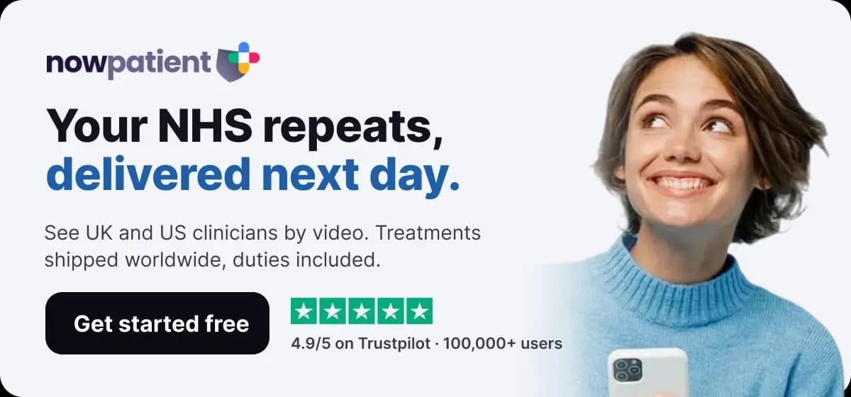 Your NHS repeats, delivered next day. 4.9/5 on Trustpilot · 100,000+ users. Get started free — order before 3pm for same-day dispatch.