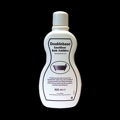 Doublebase Emollient Bath Additive packaging which is available to order online from NowPatient with next day delivery