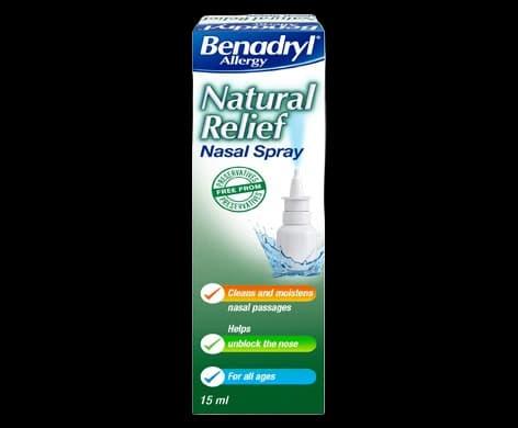 Benadryl Allergy Natural Relief Nasal Spray