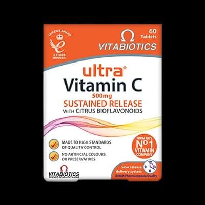 Ultra Vitamin C packaging which is available to order online from NowPatient with next day delivery