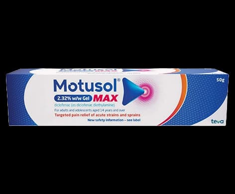 Motusol Max 2.32% w/w Gel