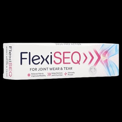 Flexiseq Joint Wear and Tear packaging which is available to order online from NowPatient with next day delivery