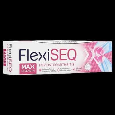 Flexiseq Max Strength packaging which is available to order online from NowPatient with next day delivery