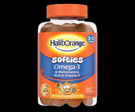Haliborange Omega-3 & Multivitamins Orange Softies