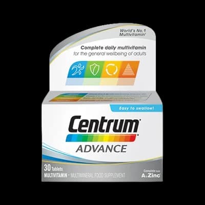 Centrum Advance packaging which is available to order online from NowPatient with next day delivery