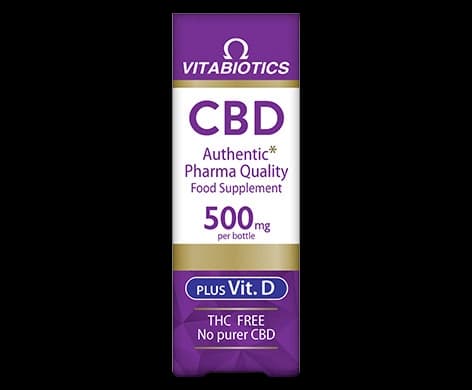 Vitabiotics Brains CBD 500mg Plus Vitamin D