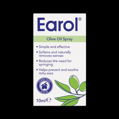 Earol Olive Oil Spray packaging which is available to order online from NowPatient with next day delivery