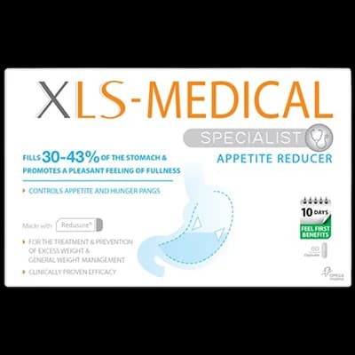 XLS-Medical Appetite Reducer packaging which is available to order online from NowPatient with next day delivery