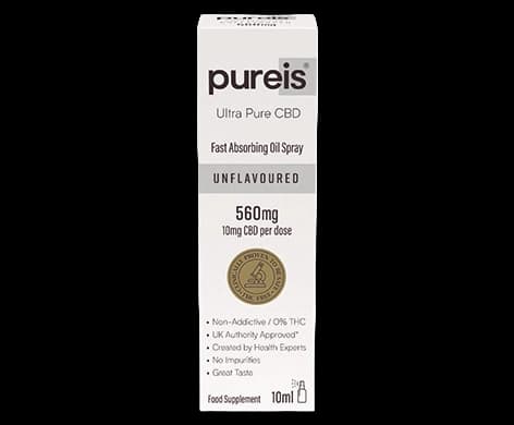 Pureis Ultra Pure CBD Fast Absorbing Oil Spray Unflavoured