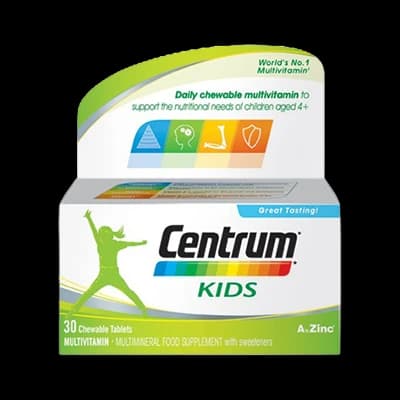 Centrum Kids packaging which is available to order online from NowPatient with next day delivery