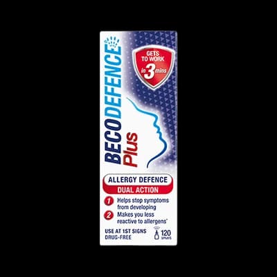 Becodefence Plus packaging which is available to order online from NowPatient with next day delivery