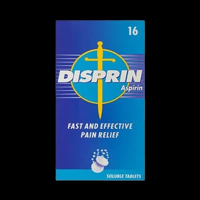 Disprin packaging which is available to order online from NowPatient with next day delivery