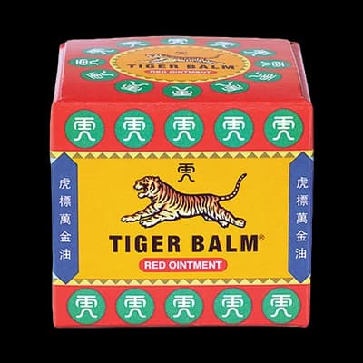 Tiger Balm Red packaging which is available to order online from NowPatient with next day delivery