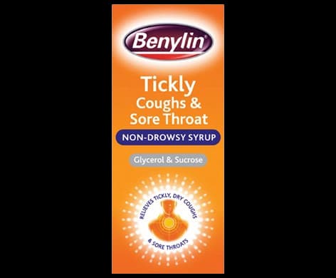 Benylin Tickly Coughs & Sore Throat Non Drowsy Syrup