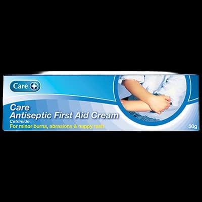 Care Antiseptic First Aid Cream packaging which is available to order online from NowPatient with next day delivery