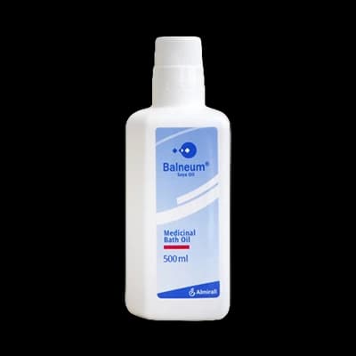 Balneum Bath Oil packaging which is available to order online from NowPatient with next day delivery
