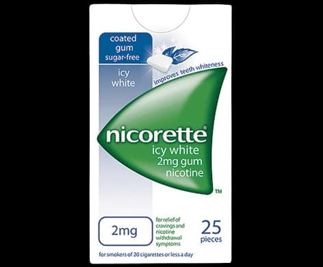 Nicorette Icy White 2mg Gum