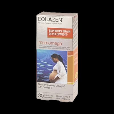 Equazen Mumomega Capsules packaging which is available to order online from NowPatient with next day delivery