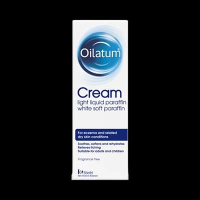 Oilatum Cream packaging which is available to order online from NowPatient with next day delivery