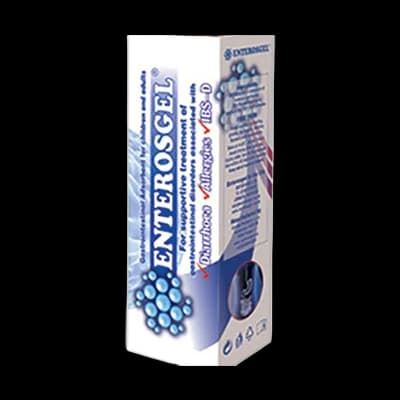 Enterosgel packaging which is available to order online from NowPatient with next day delivery