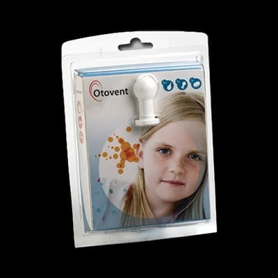 Otovent packaging which is available to order online from NowPatient with next day delivery
