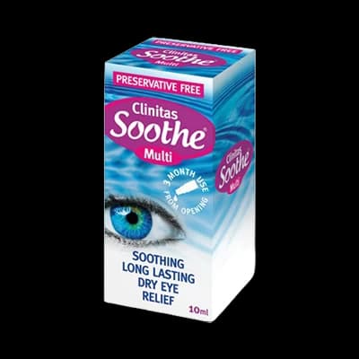 Clinitas Soothe Multi packaging which is available to order online from NowPatient with next day delivery