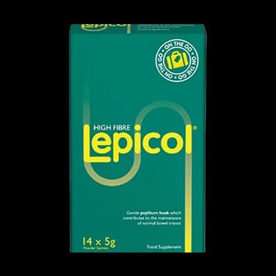 Lepicol packaging which is available to order online from NowPatient with next day delivery