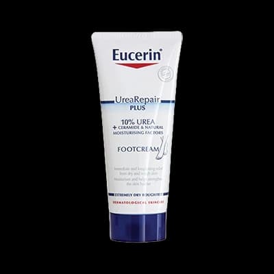 Eucerin Intensive Foot Cream 10% Urea packaging which is available to order online from NowPatient with next day delivery