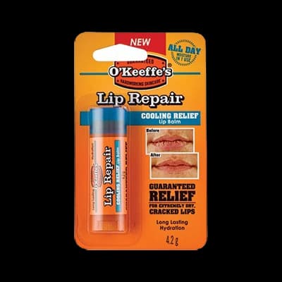 Lip Repair – Cooling Lip Balm packaging which is available to order online from NowPatient with next day delivery