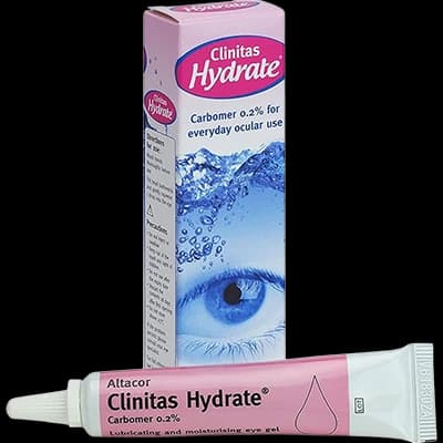 Clinitas Hydrate packaging which is available to order online from NowPatient with next day delivery