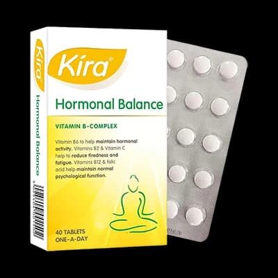Kira Hormonal Balance packaging which is available to order online from NowPatient with next day delivery