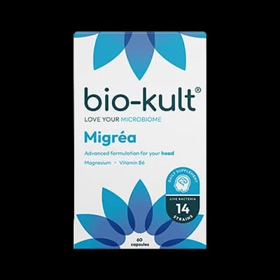 Bio-Kult Migrea packaging which is available to order online from NowPatient with next day delivery