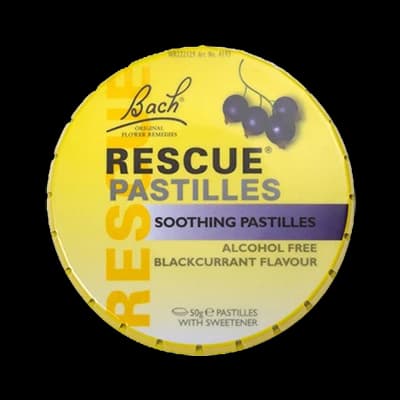 Rescue Pastilles packaging which is available to order online from NowPatient with next day delivery