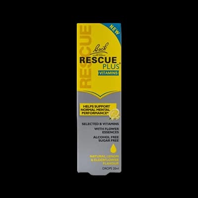 Rescue Plus Dropper packaging which is available to order online from NowPatient with next day delivery