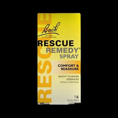 Rescue Remedy Spray packaging which is available to order online from NowPatient with next day delivery