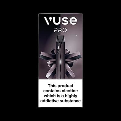 Vuse Pro Device Black packaging which is available to order online from NowPatient with next day delivery